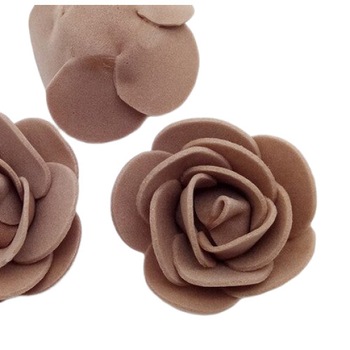 Set de 500 trandafiri de spuma, de 3.5 cm, maro Set de 500 trandafiri de spuma, de 3.5 cm, maro