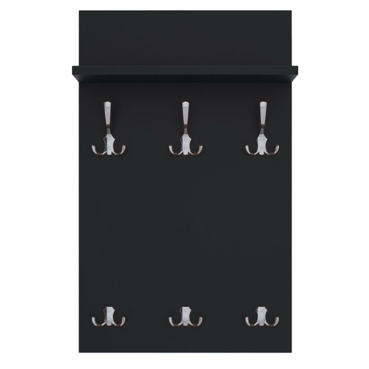 OEM Medi Chrom Fogas, 90 x 50 cm, Fa/Fém, Fekete