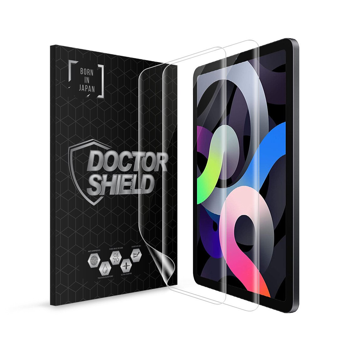 Set 2 Bucati, Folie Silicon Compatibila Apple iPad Air 4 10.9