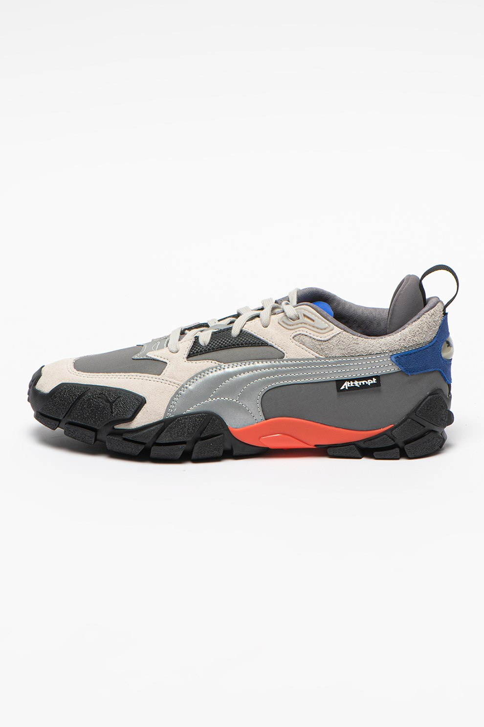 Puma, Pantofi sport cu garnituri de piele Centaur Attempt, Gri