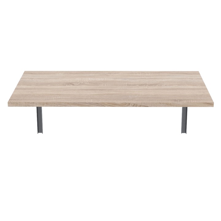 Masa de perete pliabila, 65 x 65 cm, PAL/Metal, Sonoma