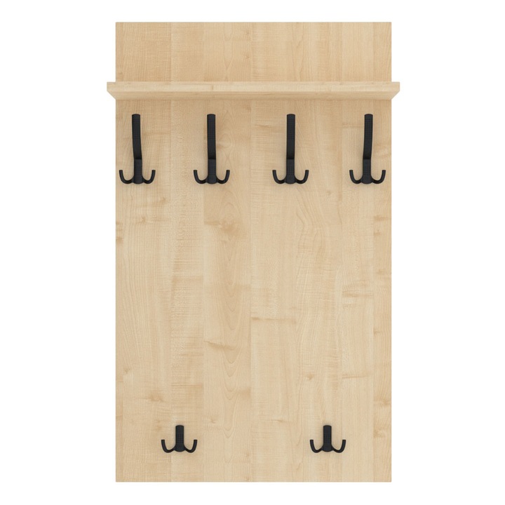 Cuier, PVC/MDF, 120 cm x 60 cm, Bej/Negru