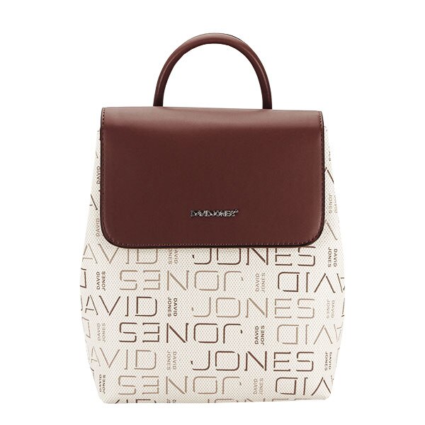 Rucsac cu imprimeu logo Alice Bej