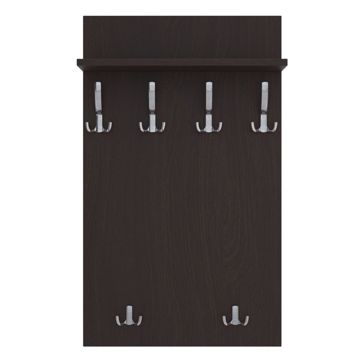 Cuier, PVC/MDF, 100 cm x 60 cm, Maro inchis