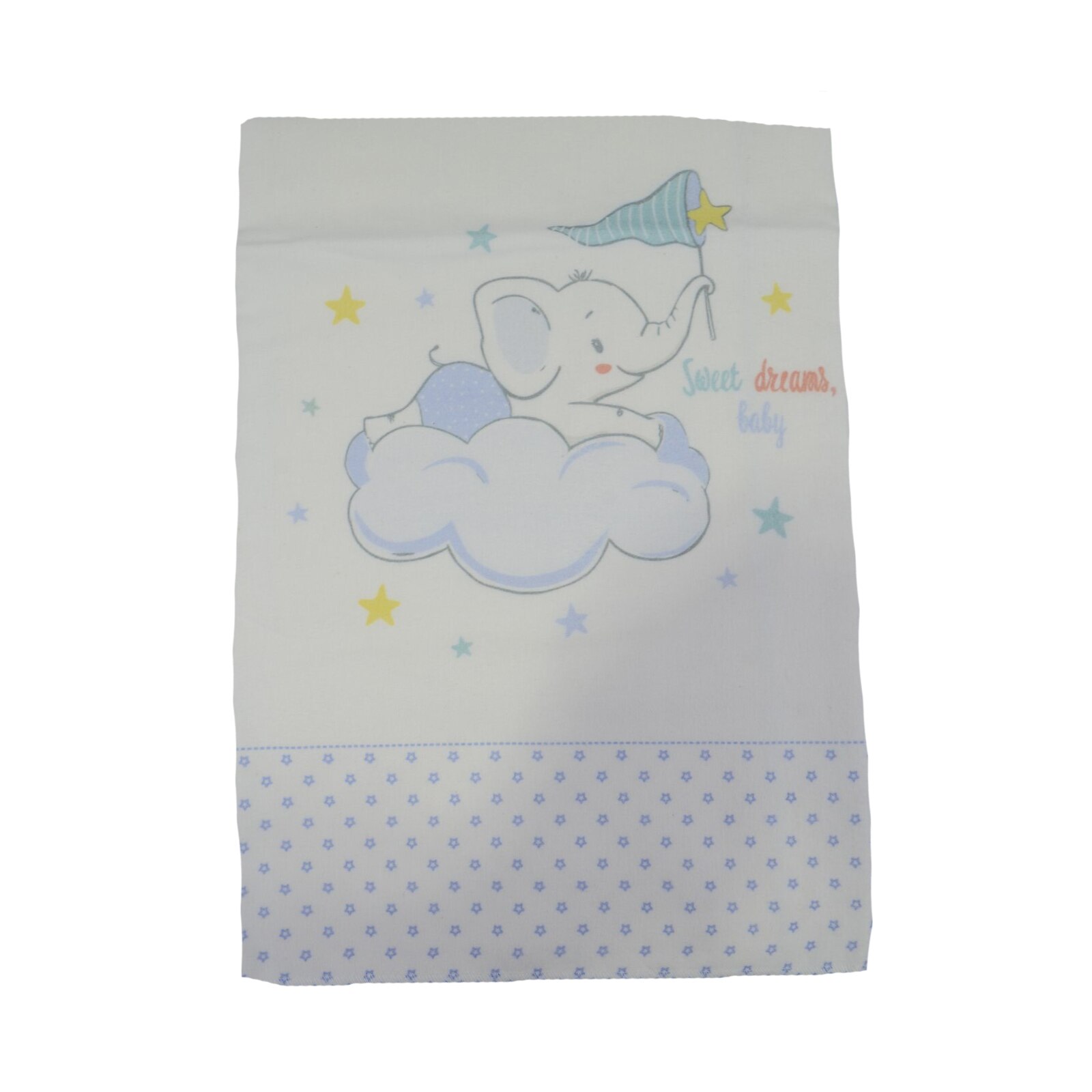 Pled 85 x 83 cm pentru baieti Mini Junior 85-55A, Alb