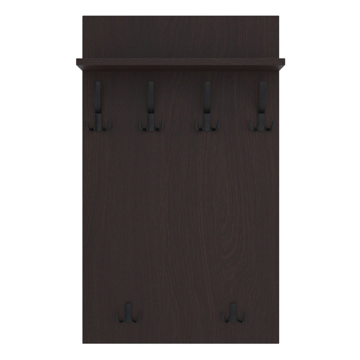 Cuier, PVC/MDF, 120 cm x 60 cm, Maro inchis/Negru