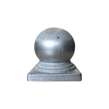 Capac metalic cu bila pentru balustrade din fier forjat 80x80mm, 20454/80, Ferrobrand Capac metalic cu bila pentru balustrade din fier forjat 80x80mm, 20454/80, Ferrobrand