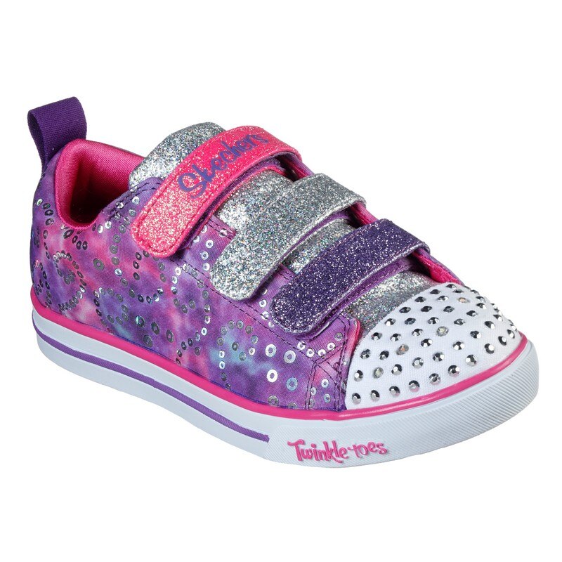 Pantofi sport cu sistem de lumini Sparkle Lite Rainbow Brights, Mov