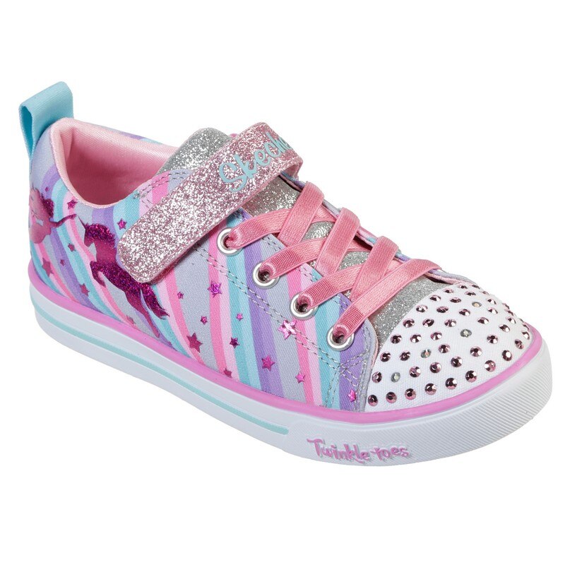 Pantofi sport cu sistem de lumini Sparkle Lite-Magical Rainbows, Multicolor