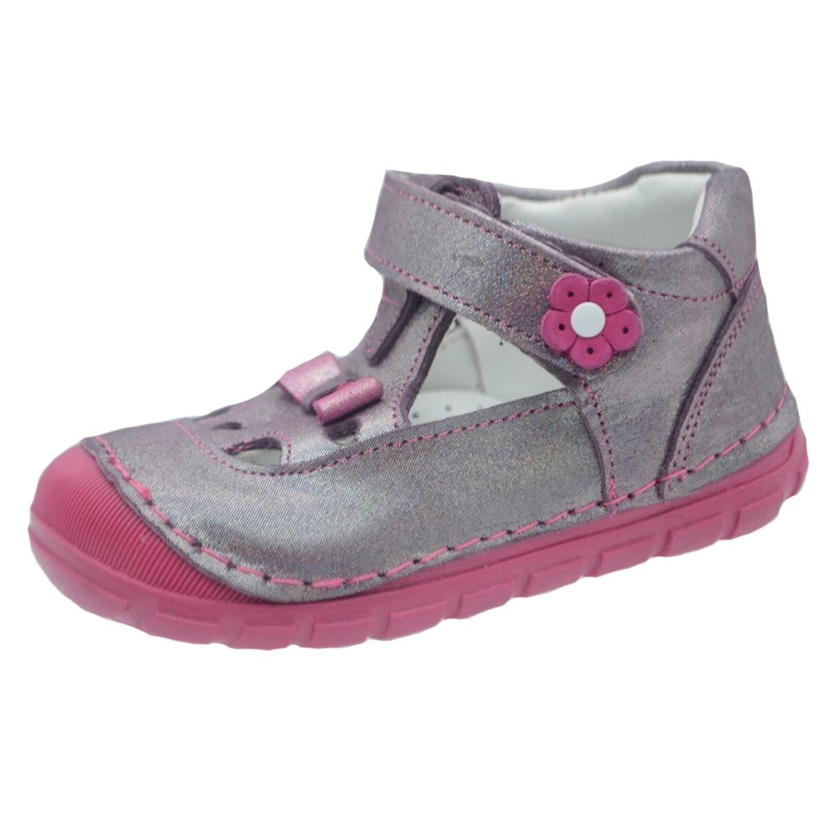 Pantofi ortopedici din piele pentru fete Small Foot SMFT6F-22, Mov 59592
