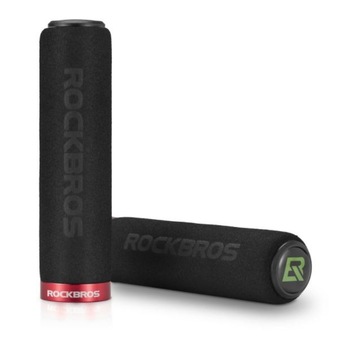 Mansoane aderente ghidon, Rockbros, BT1001, Burete/Plastic, 13 cm, Negru/Rosu Mansoane aderente ghidon, Rockbros, BT1001, Burete/Plastic, 13 cm, Negru/Rosu