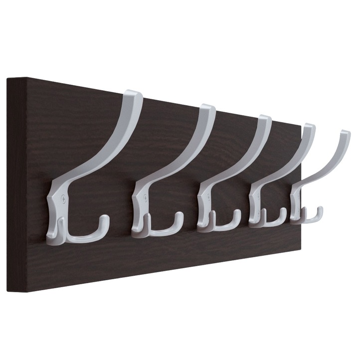 Cuier, PVC/MDF, 15 cm x 70 cm, Wenge