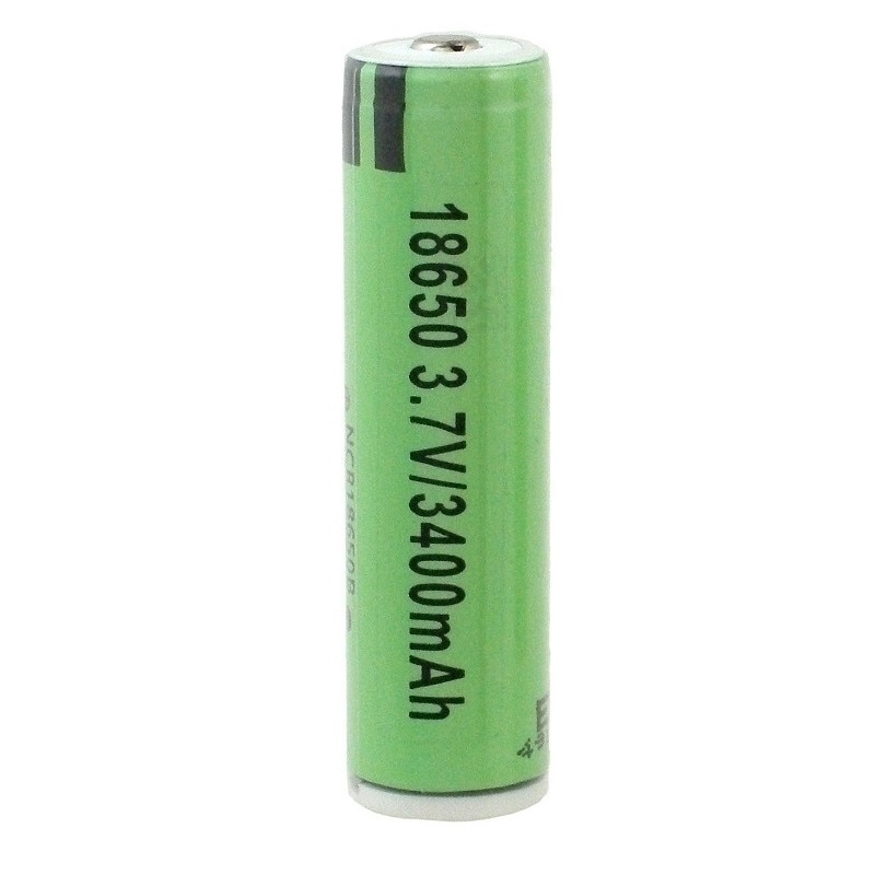Acumulator Li-Ion PANASONIC NCR18650B 3400mAh 3.7V, cu circuit protectie si pol pozitiv ridicat