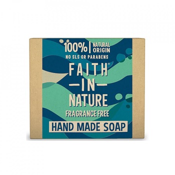 Sapun natural solid fara parfum, Faith in Nature, 100 gr Sapun natural solid fara parfum, Faith in Nature, 100 gr