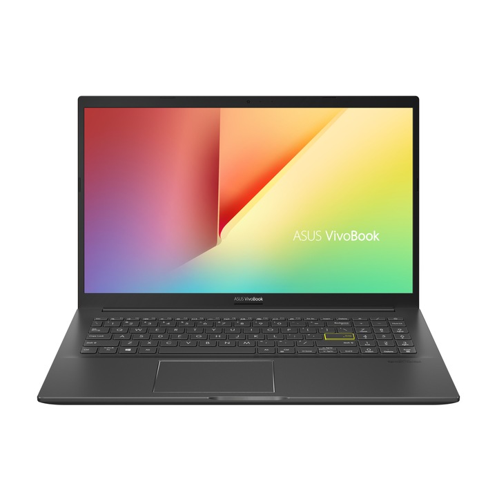 Asus VivoBook M513UA-BQ409 15.6 FullHD laptop, AMD Ryzen™ 5 5500U, 8GB, 512GB SSD, AMD Radeon™ Graphics, FreeDOS, Magyar billentyűzet, Fekete