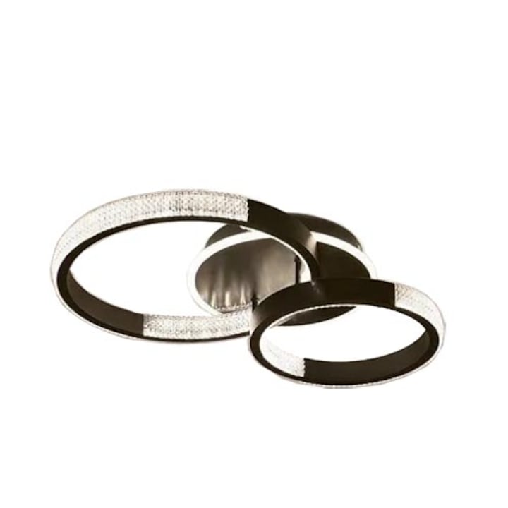 LED полилей trandafi led L03BK / 30 40, Топла и студена естествена светлина, Променлива светлина