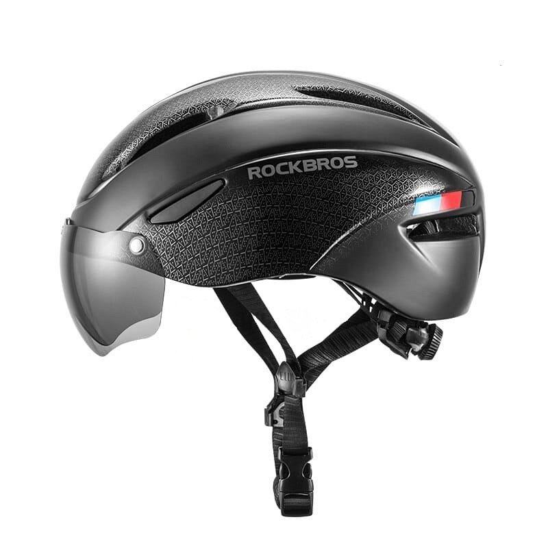 Casca Rockbros Ciclism/Triathlon, cu vizor detasabil Helmet turnat integral 57-62 cm (L)