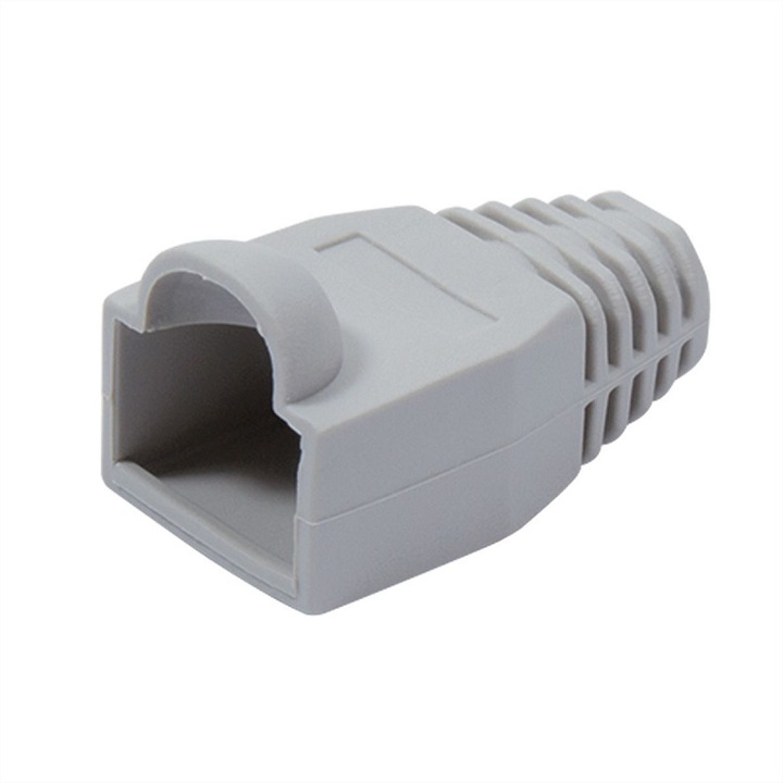 Мрежова защита VALUE 12.99.0000, Kink protection, за RJ-45 накрайници, сив цвят, 10 бр
