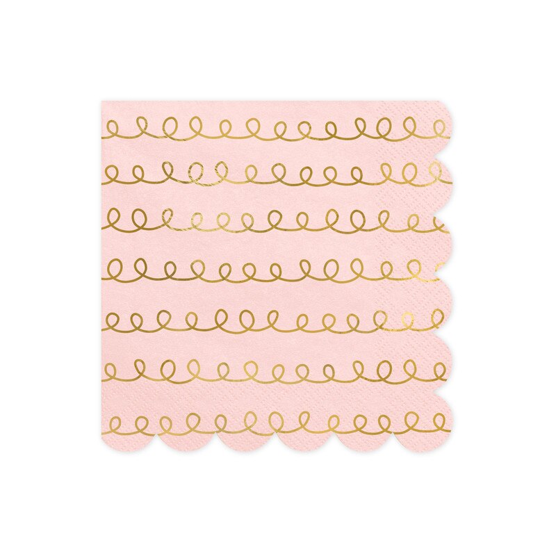 Set 20 Servetele Patterns, Multicolor, 32x32 cm