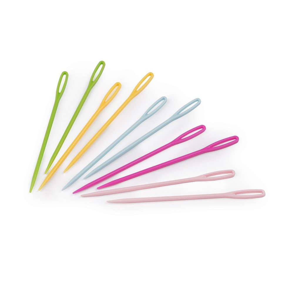 Set 10 ace colorate din plastic 75 mm