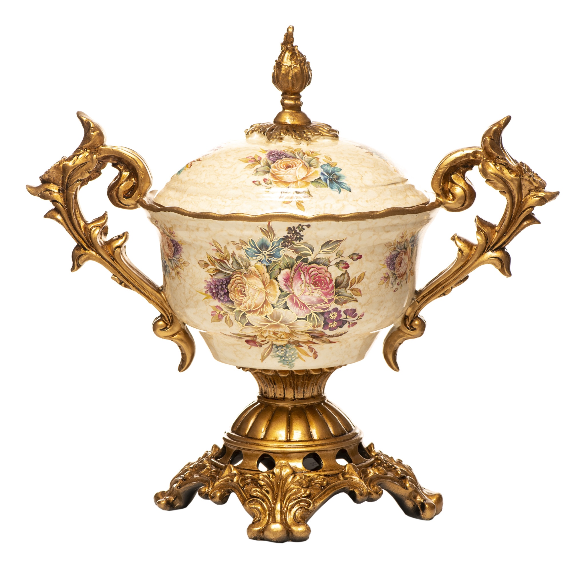 Fructiera KIBE III, 38 cm, realizata manual din rasina