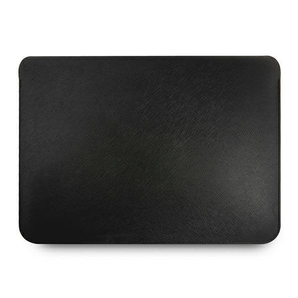 Husa Guess Saffiano Script compatibila cu laptop 13 inch Black