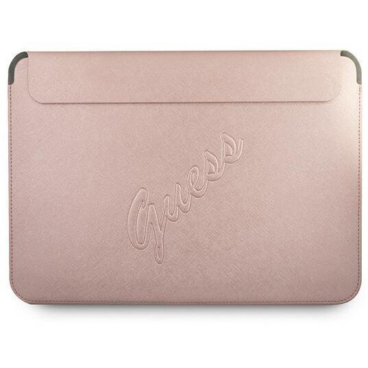 Husa de protectie Guess PU Saffiano 13" pentru Laptop, Roz