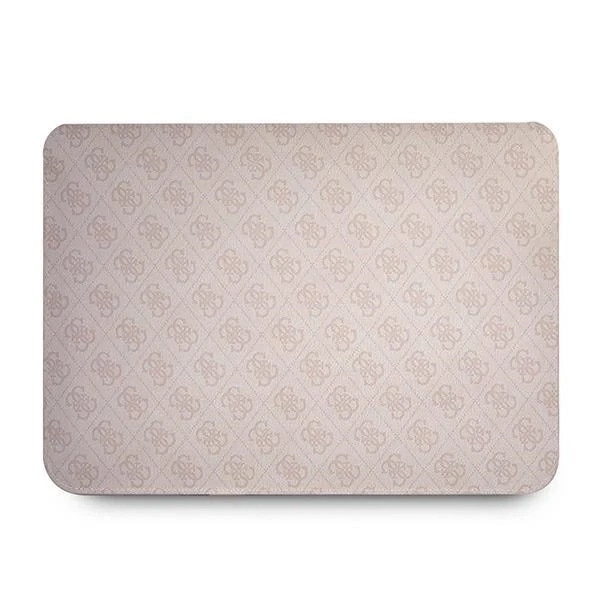 Husa Premium Guess Sleeve Big Logo Compatibila Cu Laptop / Macbook Pro / Air 13inch, Roz