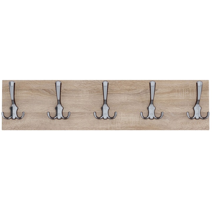 OEM Pico Sonoma Akasztó, MDF, barna / szürke, 17 x 60 cm