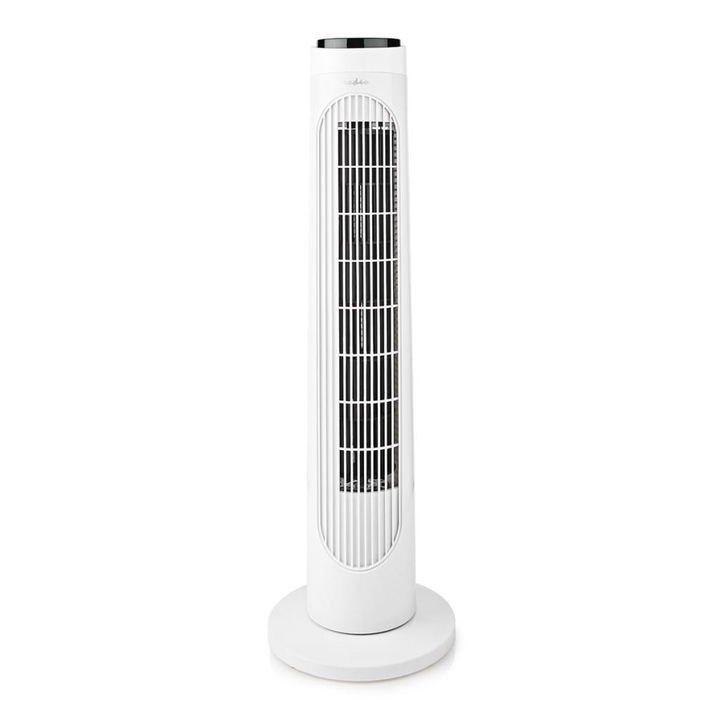 Nedis Toronyventilátor 50W Távirányítóval – Fekete/Fehér