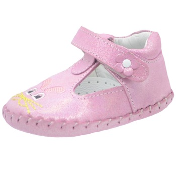 Botosei din piele pentru fete Small Foot SMFT7F, Roz 59604 Botosei din piele pentru fete Small Foot SMFT7F, Roz 59604