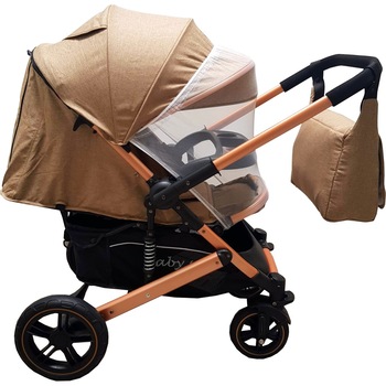 Carucior nou nascuti 2 in 1 BABY CARE™ PRO 512, Cu geanta bebe inclusa, Suspensii, Cadru aluminiu Gold, Maner reversibil, Spatar reglabil in 5 trepte, Amortizoare, Plasa insecte, Frana picior,Pliabil , Maron Gold Carucior nou nascuti 2 in 1 BABY CARE™ PRO 512, Cu geanta bebe inclusa, Suspensii, Cadru aluminiu Gold, Maner reversibil, Spatar reglabil in 5 trepte, Amortizoare, Plasa insecte, Frana picior,Pliabil , Maron Gold