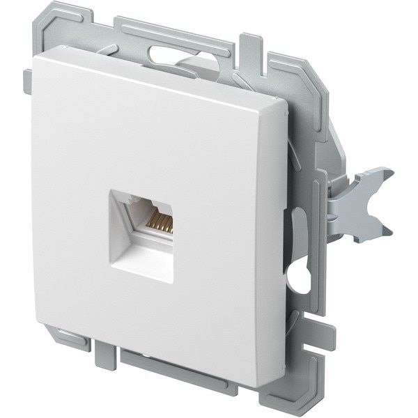 Priza date CAT5e KS RJ45 8/8, alb polar, fara rama