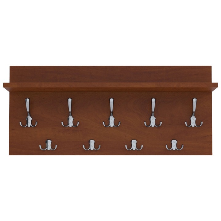 Cuier Verti Locarno, MDF, Maro/Crom, 40x80 cm