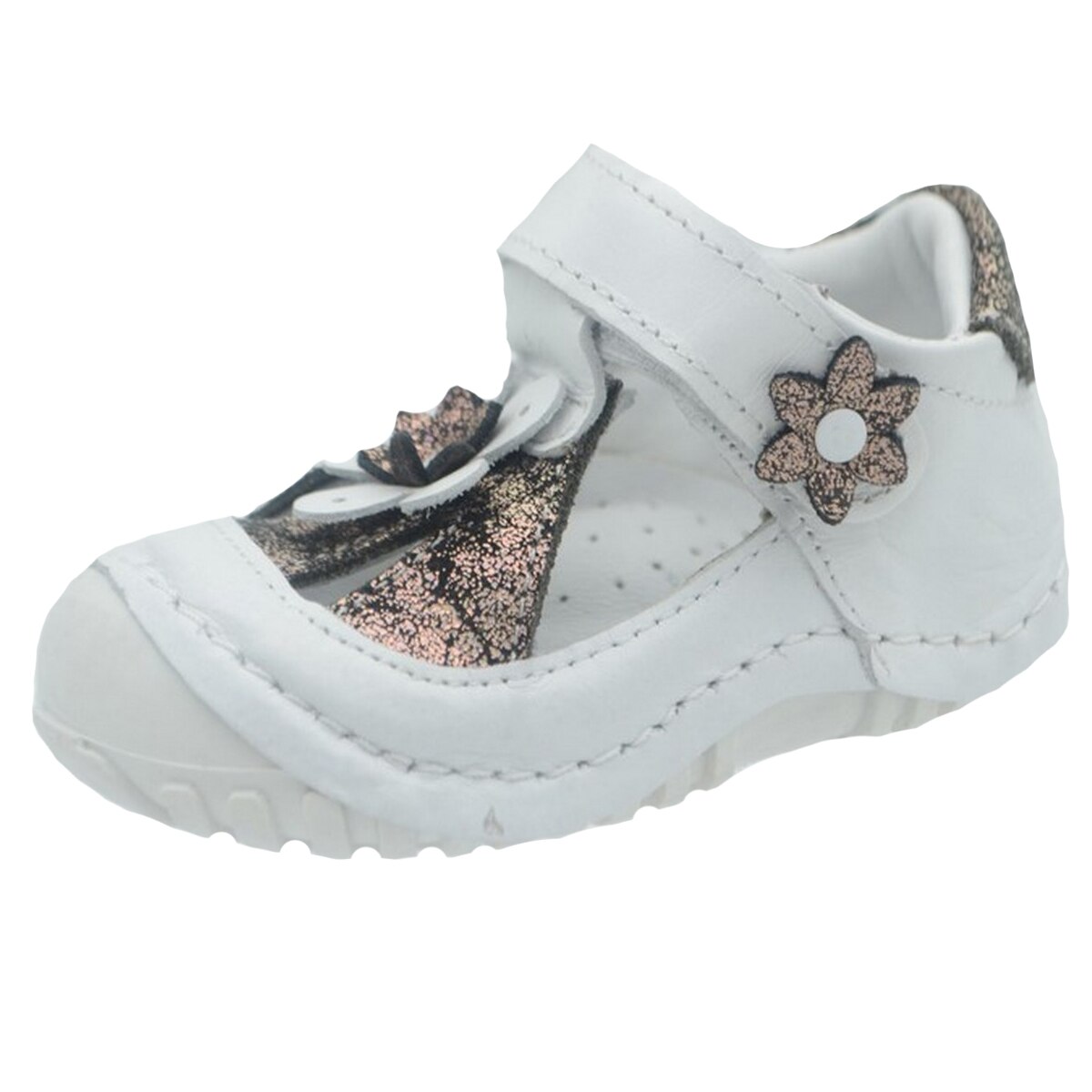 Pantofi ortopedici din piele pentru fete Small Foot SMFT14F-21, Alb 59726
