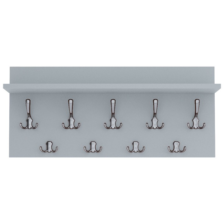 OEM Verti fogas, MDF, szürke, króm, 40x90 cm