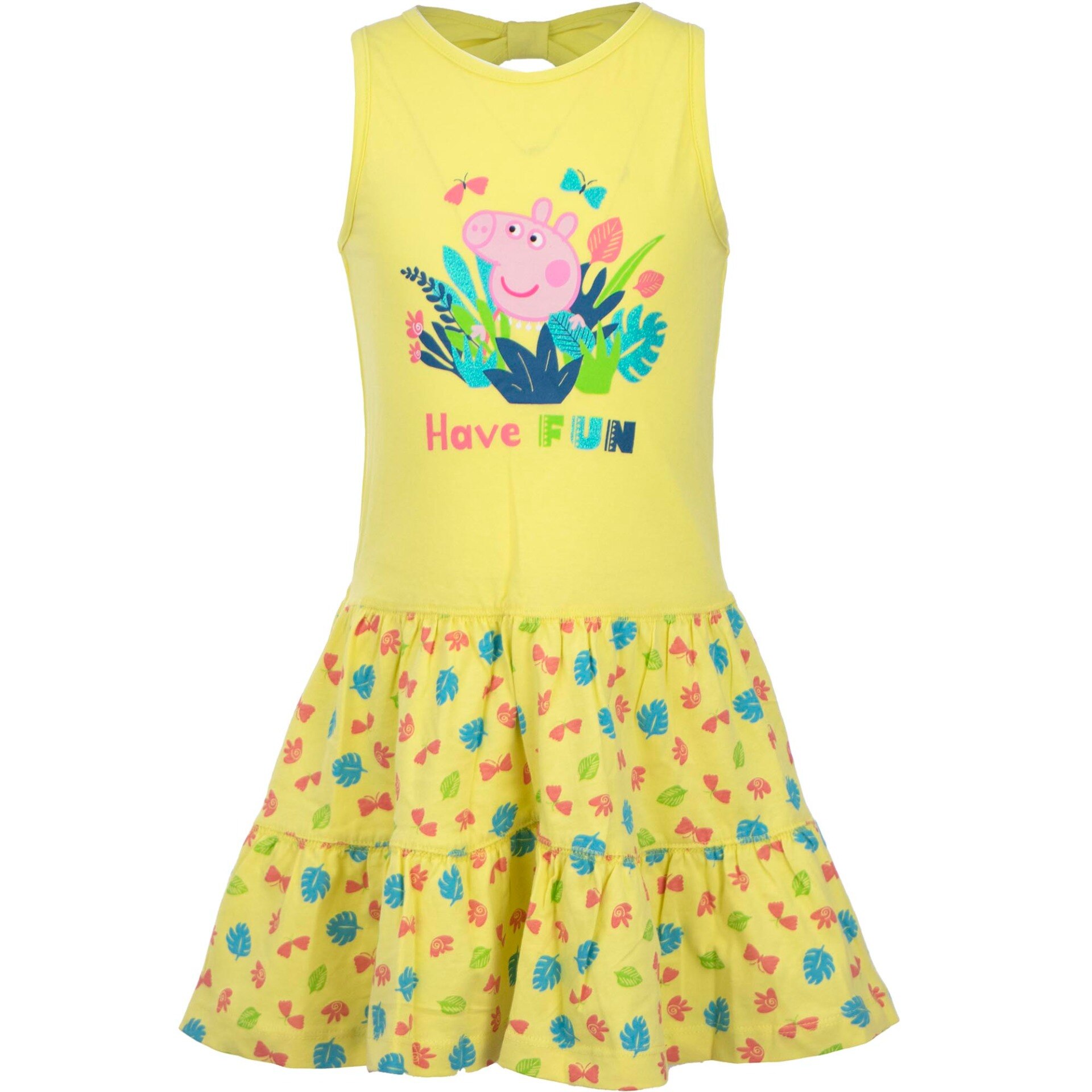 Rochie fete, Peppa Pig model UE1127, Galben
