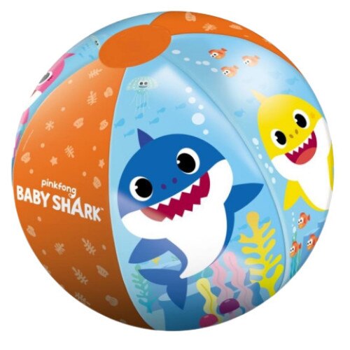 Minge de plaja gonflabila Baby Shark, Mondo Toys, 50 cm