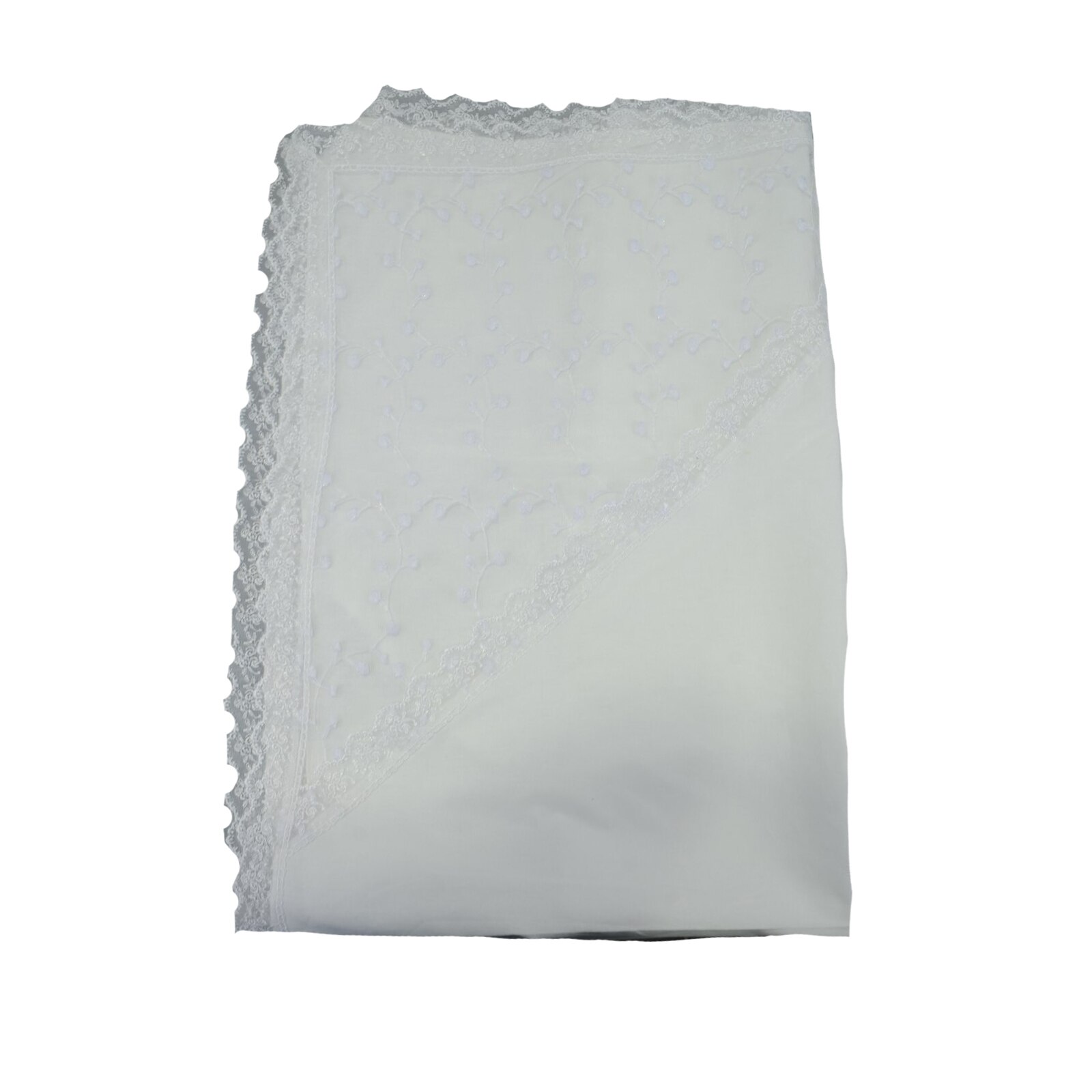 Crasma de mir 90 x 90 cm pentru botez Mini Junior 403336, Alb 0 luni+