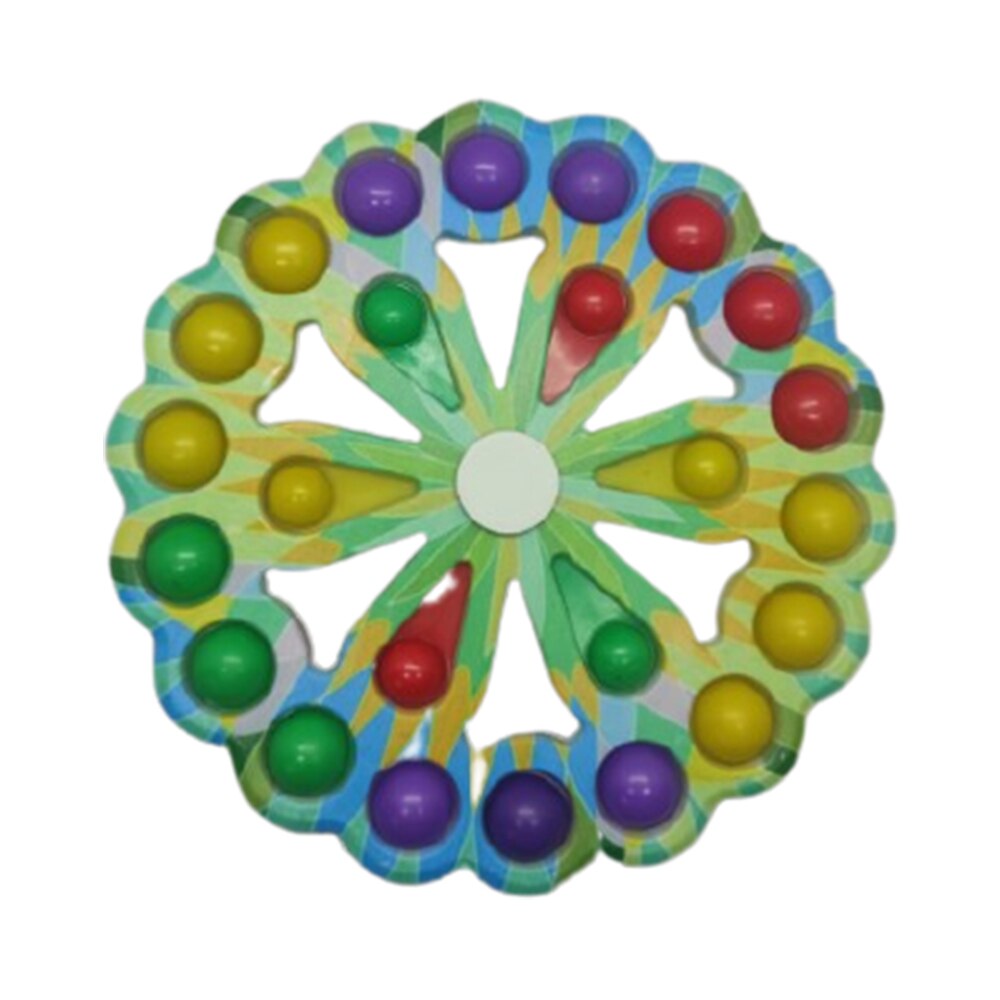 Jucarie Dimple Mandalas 24 Bule Zenuk® - Simple Dimple, Spinner, Antistres, Fidget Toy, Multicolor
