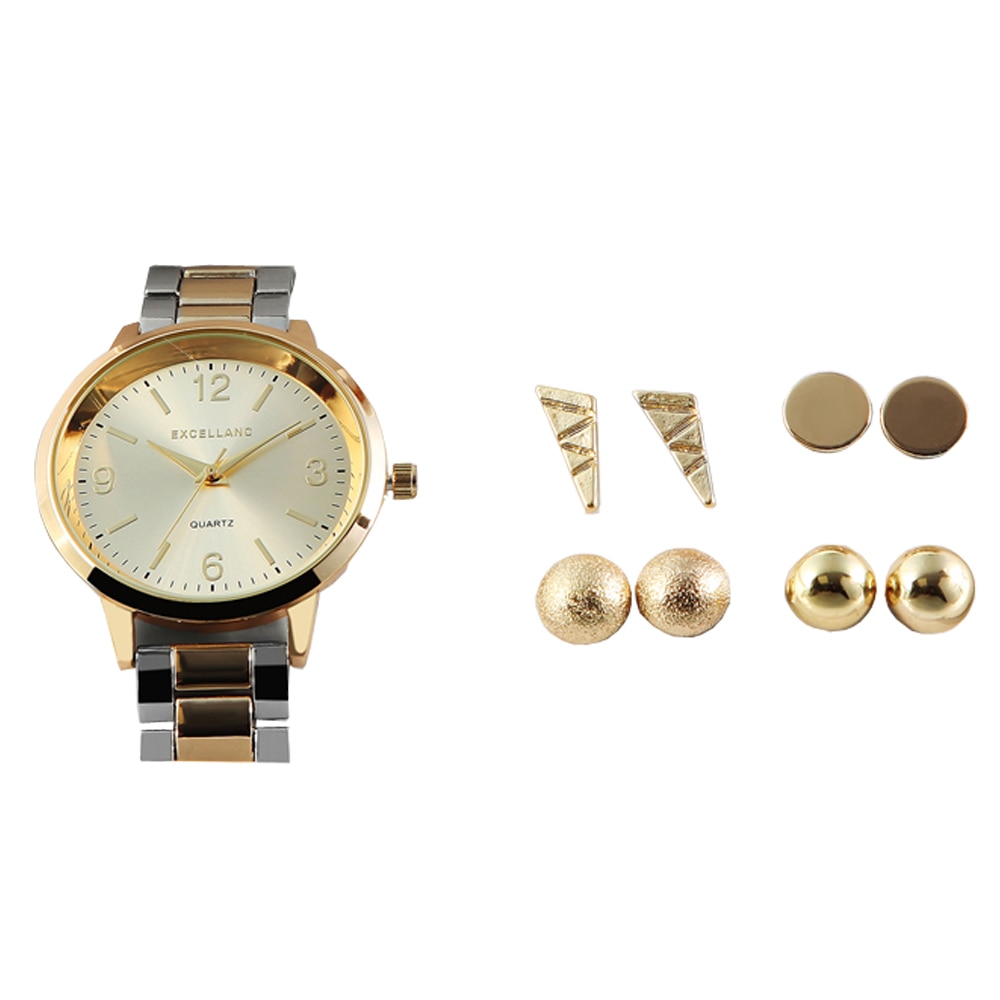 Set cadou bijuterii dama 3460,Auriu,EXCELLANC