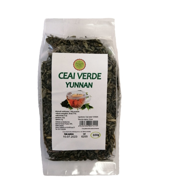 Ceai verde Yunnan 100 gr, Natural Seeds Product
