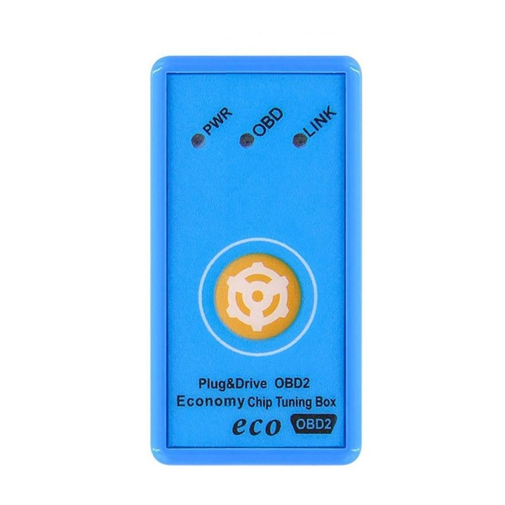 OEM Chip Tuning Box OBD2 autódiagnosztika eszköz, 15% üzemanyag-fogyasztás, dízelmotorokhoz, kék