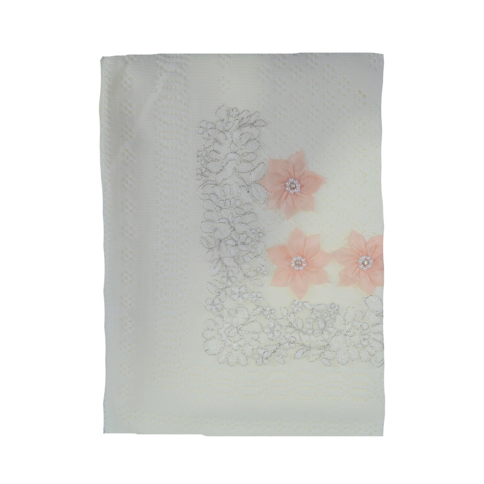 Pled 92 x 83 cm pentru fete Mini Junior 1043, Crem