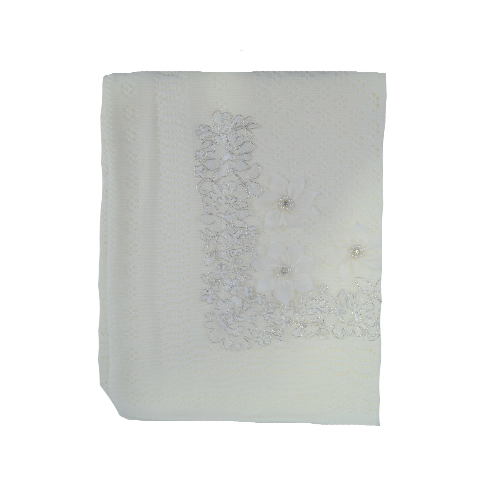 Pled 92 x 83 cm pentru fete Mini Junior 1044, Crem