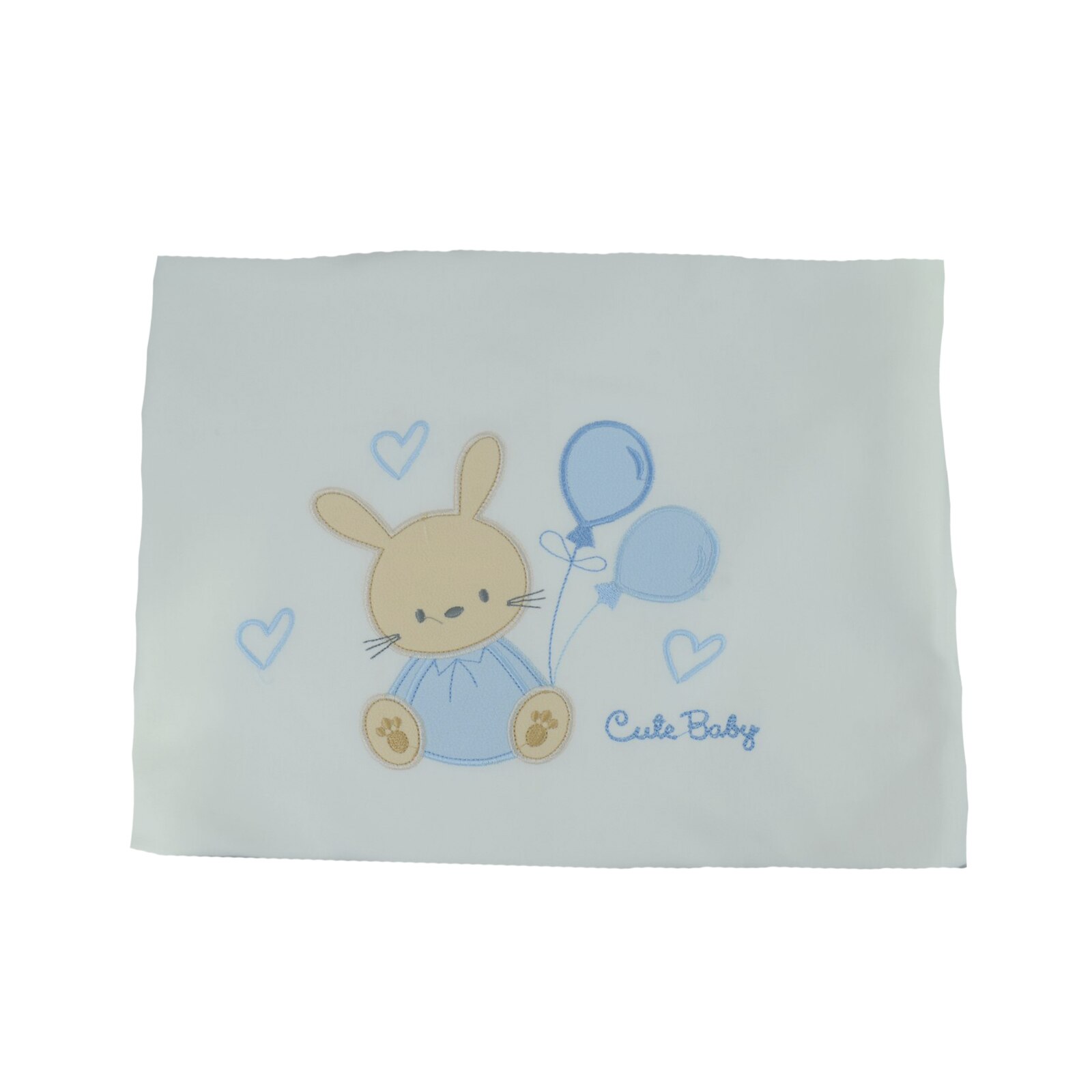 Pled 85 x 80 cm pentru baieti Mini Junior 60-85AB, Alb