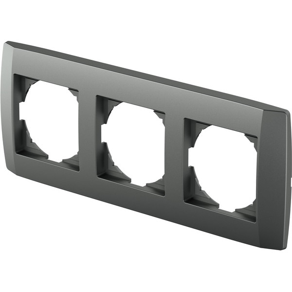 Rama decorativa tripla, antracit