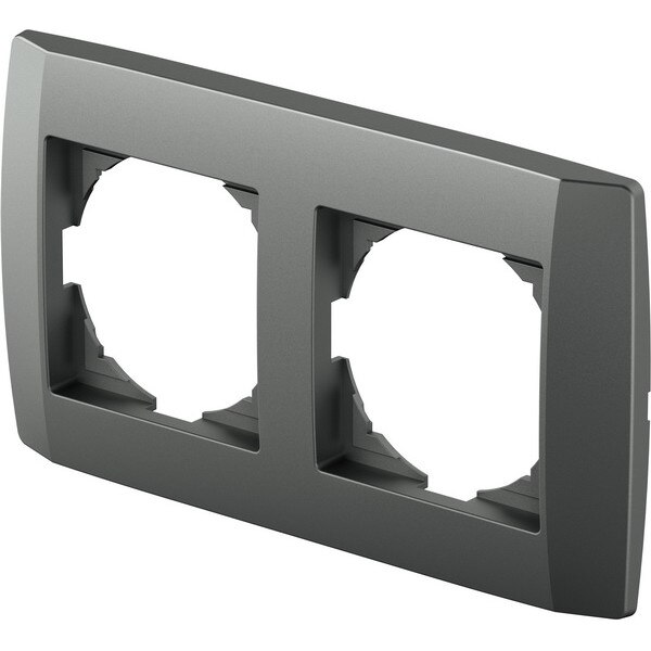 Rama decorativa dubla, antracit