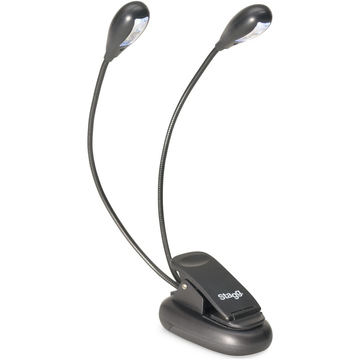 Лампа за пюпитър с LED батерии/USB Stagg