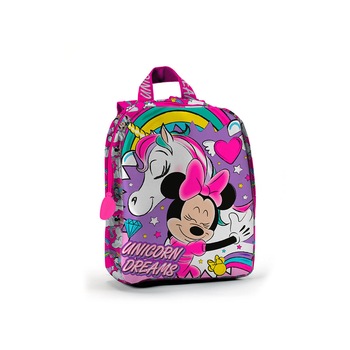 Ghiozdan Minnie Mouse unicorn dreams, 22 x 27 x 8.5 cm Ghiozdan Minnie Mouse unicorn dreams, 22 x 27 x 8.5 cm